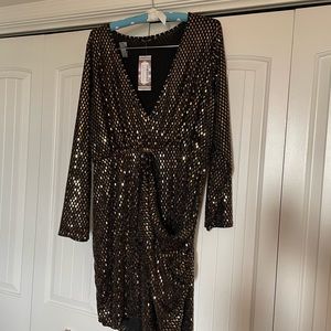 Boohoo Sequin Dress, size US 18, NWT